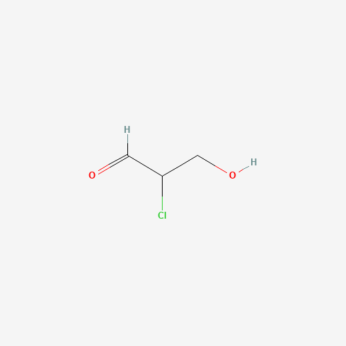 2-chloro-3-hydroxypropanal (CAS: 28598-66-5) - Chemical Structure and Molecular Formula 