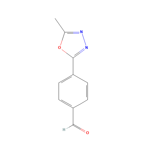 4-(5-methyl-1,3,4-oxadiazol-2-yl)benzaldehyde (CAS: 179056-82-7) - Related Chemical Product