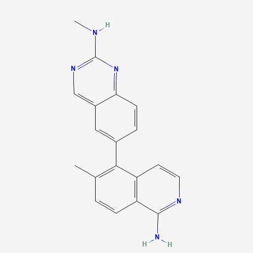6-(1-amino-6-methylisoquinolin-5-yl)-N-methylquinazolin-2-amine (CAS: 943606-29-9) - Related Chemical Product