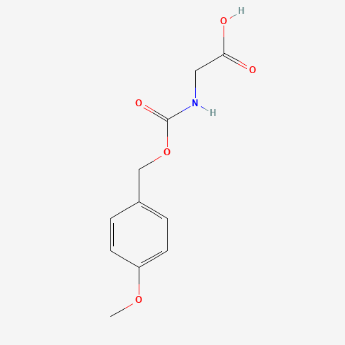 2-[(4-methoxyphenyl)methoxycarbonylamino]acetic acid (CAS: 4596-54-7) - Related Chemical Product
