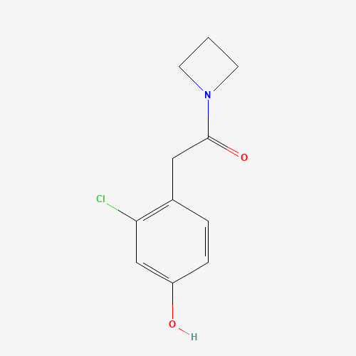 1-(azetidin-1-yl)-2-(2-chloro-4-hydroxyphenyl)ethanone (CAS: 1402554-79-3) - Related Chemical Product