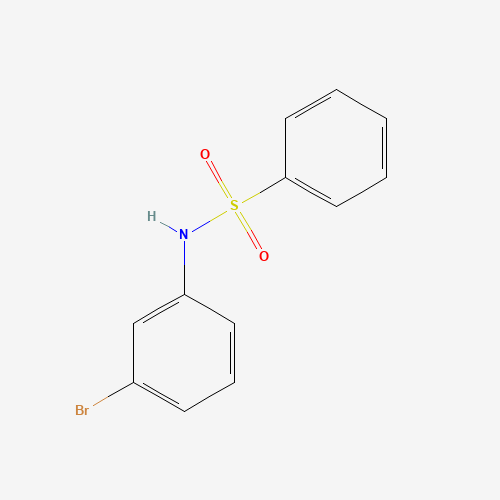N-(3-bromophenyl)benzenesulfonamide (CAS: 91394-73-9) - Chemical Structure and Molecular Formula 