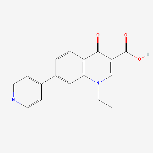 1-ethyl-4-oxo-7-pyridin-4-ylquinoline-3-carboxylic acid (CAS: 40034-42-2) - Related Chemical Product
