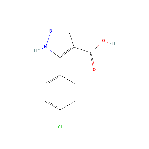 5-(4-chlorophenyl)-1H-pyrazole-4-carboxylic acid (CAS: 135641-91-7) - Related Chemical Product
