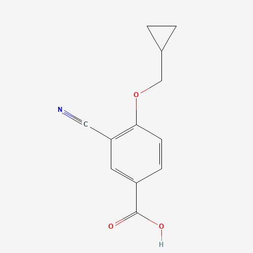 3-cyano-4-(cyclopropylmethoxy)benzoic acid (CAS: 1192829-79-0) - Related Chemical Product