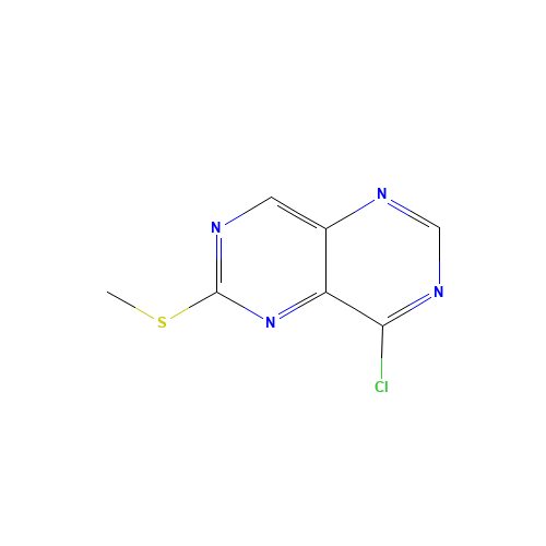 4-chloro-6-methylsulfanylpyrimido[5,4-d]pyrimidine (CAS: 176637-10-8) - Related Chemical Product