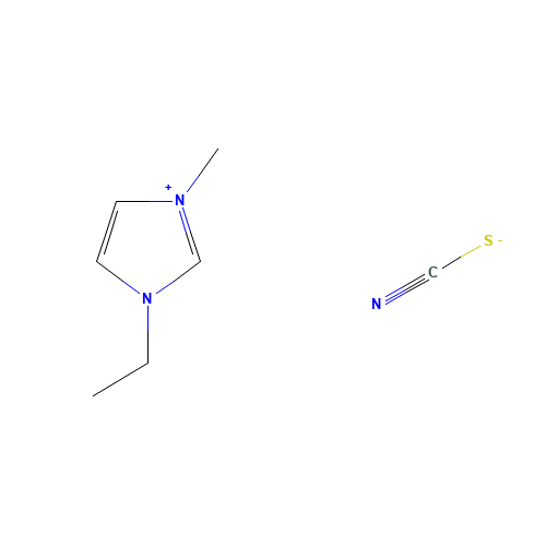 1-ethyl-3-methylimidazol-3-ium;thiocyanate (CAS: 331717-63-6) - Chemical Structure and Molecular Formula 