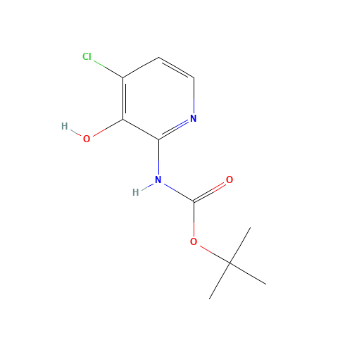 tert-butyl N-(4-chloro-3-hydroxypyridin-2-yl)carbamate (CAS: 1021339-30-9) - Related Chemical Product