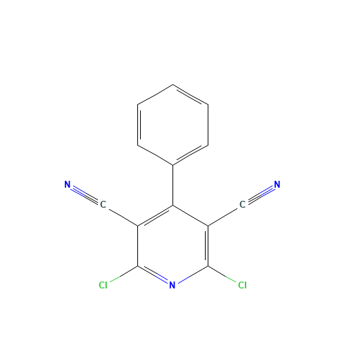 2,6-dichloro-4-phenylpyridine-3,5-dicarbonitrile (CAS: 1086-02-8) - Related Chemical Product