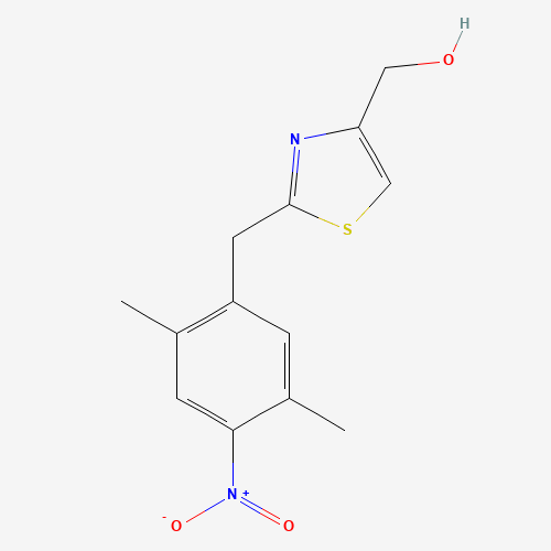 [2-[(2,5-dimethyl-4-nitrophenyl)methyl]-1,3-thiazol-4-yl]methanol (CAS: 1421922-73-7) - Related Chemical Product