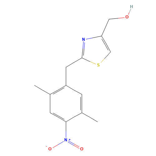 [2-[(2,5-dimethyl-4-nitrophenyl)methyl]-1,3-thiazol-4-yl]methanol (CAS: 1421922-73-7) - Related Chemical Product