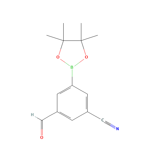 3-formyl-5-(4,4,5,5-tetramethyl-1,3,2-dioxaborolan-2-yl)benzonitrile (CAS: 1417200-10-2) - Related Chemical Product