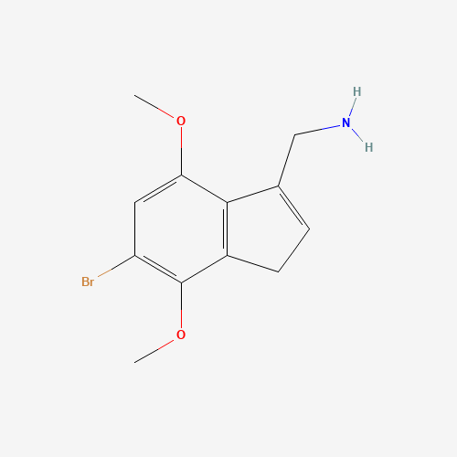 (5-bromo-4,7-dimethoxy-3H-inden-1-yl)methanamine (CAS: 912342-41-7) - Related Chemical Product