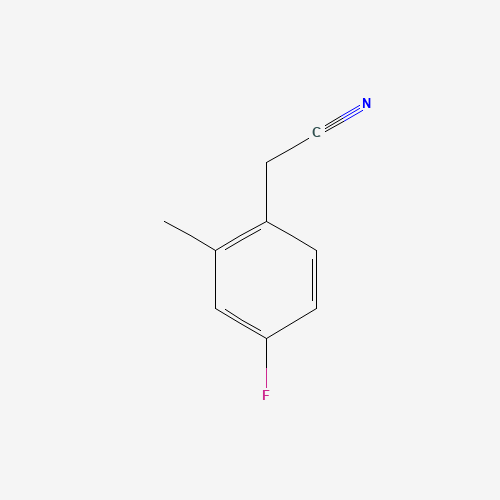 2-(4-fluoro-2-methylphenyl)acetonitrile (CAS: 80141-93-1) - Chemical Structure and Molecular Formula 