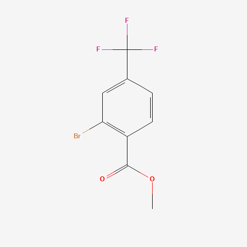 methyl 2-bromo-4-(trifluoromethyl)benzoate (CAS: 1214334-90-3) - Chemical Structure and Molecular Formula 