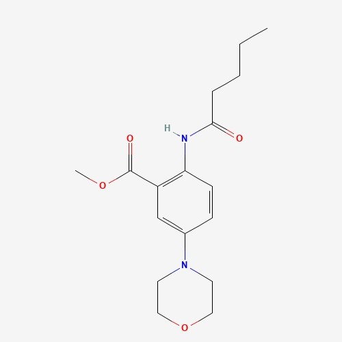 methyl 5-morpholin-4-yl-2-(pentanoylamino)benzoate (CAS: 150004-50-5) - Related Chemical Product