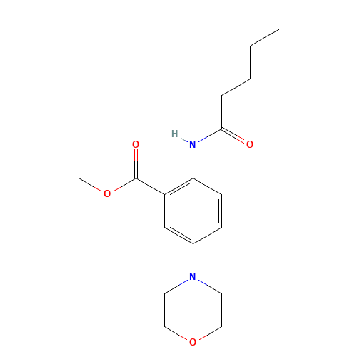 methyl 5-morpholin-4-yl-2-(pentanoylamino)benzoate (CAS: 150004-50-5) - Related Chemical Product