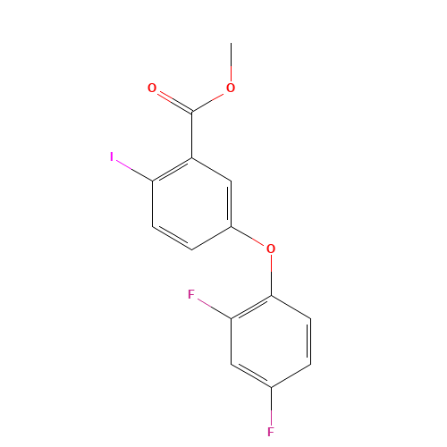 methyl 5-(2,4-difluorophenoxy)-2-iodobenzoate (CAS: 881210-63-5) - Related Chemical Product