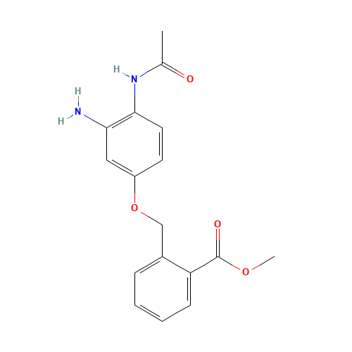 methyl 2-[(4-acetamido-3-aminophenoxy)methyl]benzoate (CAS: 808744-67-4) - Related Chemical Product