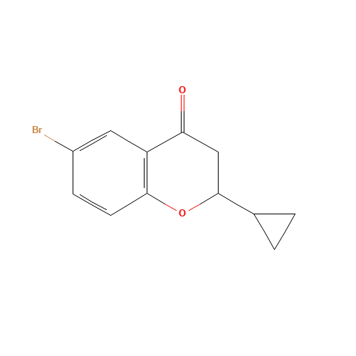 6-bromo-2-cyclopropyl-2,3-dihydrochromen-4-one (CAS: 1311265-02-7) - Related Chemical Product