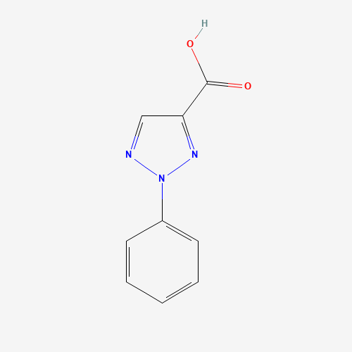 2-phenyltriazole-4-carboxylic acid (CAS: 13306-99-5) - Chemical Structure and Molecular Formula 