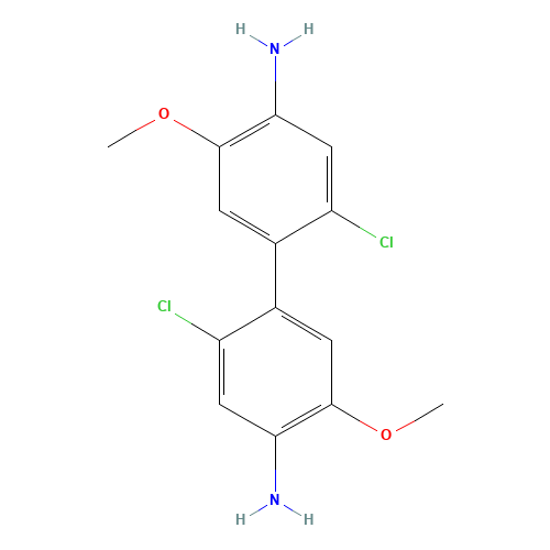 4-(4-amino-2-chloro-5-methoxyphenyl)-5-chloro-2-methoxyaniline (CAS: 5855-70-9) - Related Chemical Product