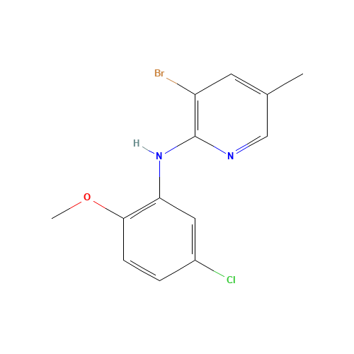 3-bromo-N-(5-chloro-2-methoxyphenyl)-5-methylpyridin-2-amine (CAS: 934542-90-2) - Related Chemical Product