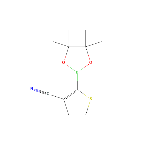 2-(4,4,5,5-tetramethyl-1,3,2-dioxaborolan-2-yl)thiophene-3-carbonitrile (CAS: 463336-26-7) - Related Chemical Product