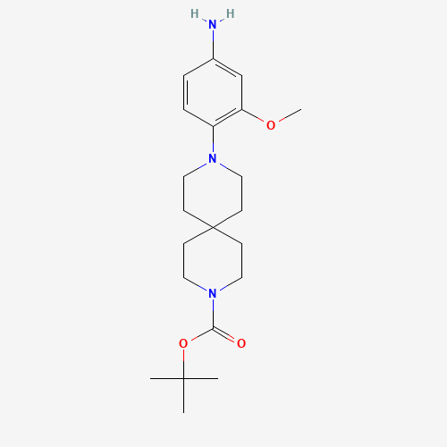 tert-butyl 9-(4-amino-2-methoxyphenyl)-3,9-diazaspiro[5.5]undecane-3-carboxylate (CAS: 1453211-89-6) - Related Chemical Product