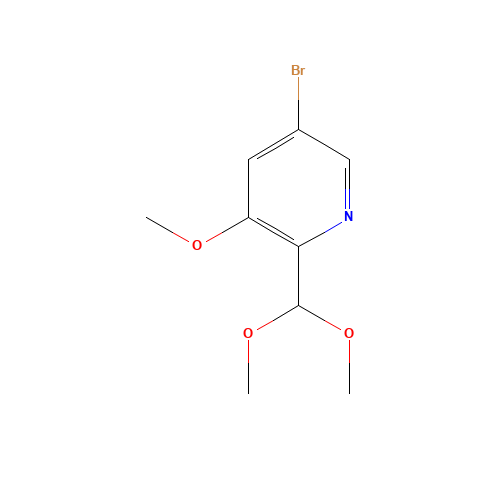 5-bromo-2-(dimethoxymethyl)-3-methoxypyridine (CAS: 1138443-86-3) - Related Chemical Product