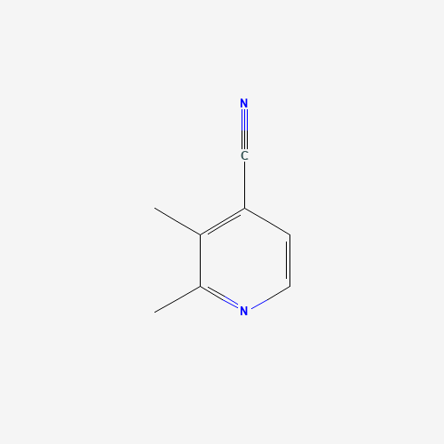 2,3-dimethylpyridine-4-carbonitrile (CAS: 131895-50-6) - Chemical Structure and Molecular Formula 