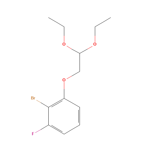 2-bromo-1-(2,2-diethoxyethoxy)-3-fluorobenzene (CAS: 286836-06-4) - Related Chemical Product