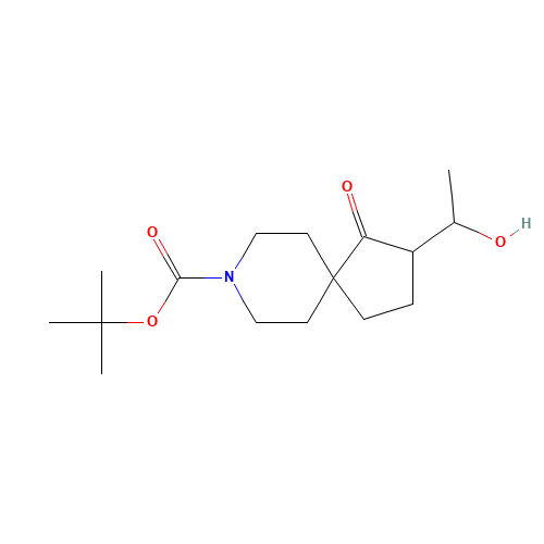tert-butyl 3-(1-hydroxyethyl)-4-oxo-8-azaspiro[4.5]decane-8-carboxylate (CAS: 849203-23-2) - Related Chemical Product