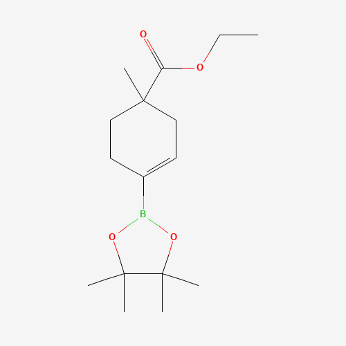 ethyl 1-methyl-4-(4,4,5,5-tetramethyl-1,3,2-dioxaborolan-2-yl)cyclohex-3-ene-1-carboxylate (CAS: 1260106-23-7) - Related Chemical Product