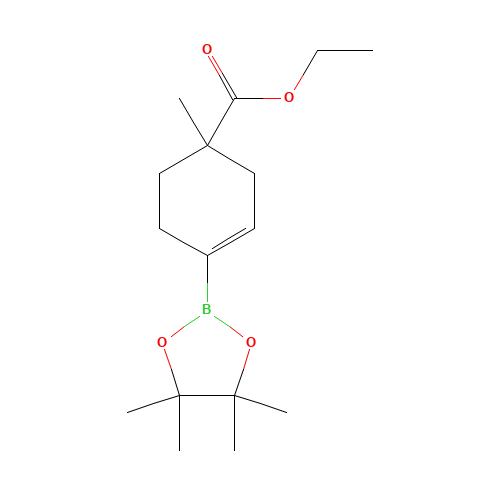 ethyl 1-methyl-4-(4,4,5,5-tetramethyl-1,3,2-dioxaborolan-2-yl)cyclohex-3-ene-1-carboxylate (CAS: 1260106-23-7) - Related Chemical Product