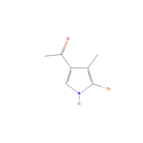 1-(5-bromo-4-methyl-1H-pyrrol-3-yl)ethanone (CAS: 202286-27-9) - Related Chemical Product