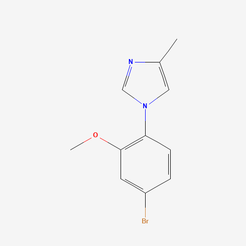 1-(4-bromo-2-methoxyphenyl)-4-methylimidazole (CAS: 870838-56-5) - Related Chemical Product