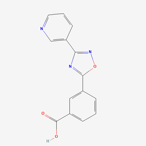 3-(3-pyridin-3-yl-1,2,4-oxadiazol-5-yl)benzoic acid (CAS: 1033724-37-6) - Related Chemical Product