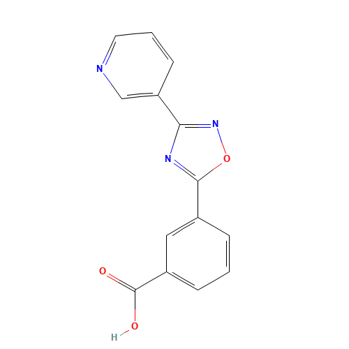 3-(3-pyridin-3-yl-1,2,4-oxadiazol-5-yl)benzoic acid (CAS: 1033724-37-6) - Related Chemical Product