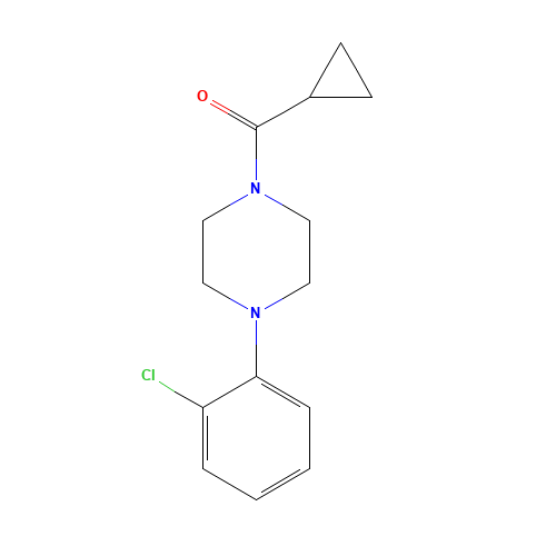 [4-(2-chlorophenyl)piperazin-1-yl]-cyclopropylmethanone (CAS: 37012-03-6) - Related Chemical Product
