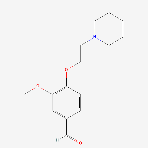 3-methoxy-4-(2-piperidin-1-ylethoxy)benzaldehyde (CAS: 46995-88-4) - Related Chemical Product