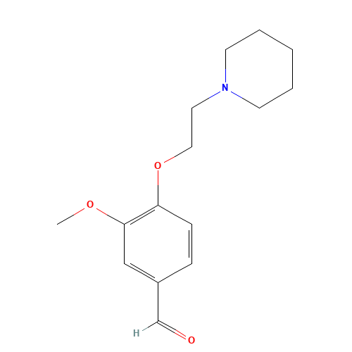 3-methoxy-4-(2-piperidin-1-ylethoxy)benzaldehyde (CAS: 46995-88-4) - Related Chemical Product