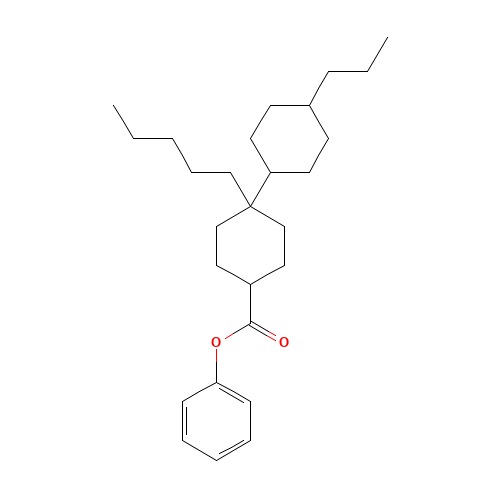 [4-(4-propylcyclohexyl)phenyl] 4-pentylcyclohexane-1-carboxylate (CAS: 83242-82-4) - Related Chemical Product