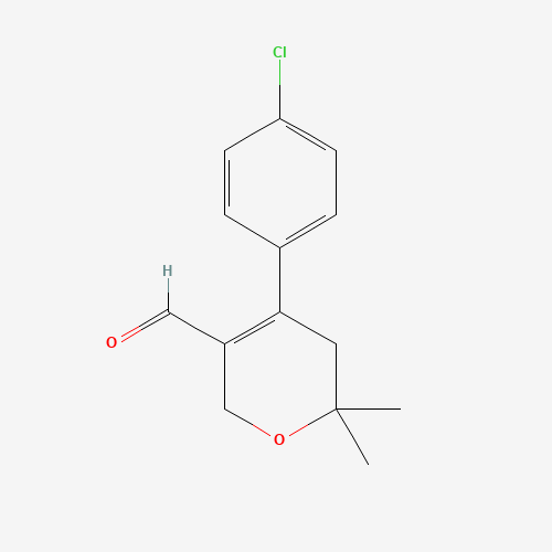4-(4-chlorophenyl)-6,6-dimethyl-2,5-dihydropyran-3-carbaldehyde (CAS: 1228783-99-0) - Related Chemical Product