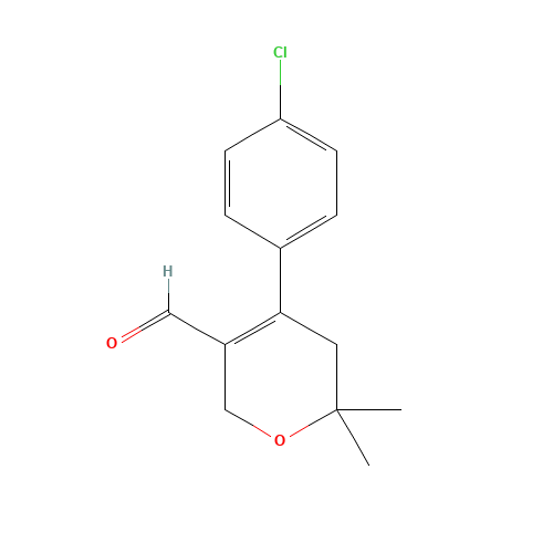 4-(4-chlorophenyl)-6,6-dimethyl-2,5-dihydropyran-3-carbaldehyde (CAS: 1228783-99-0) - Related Chemical Product