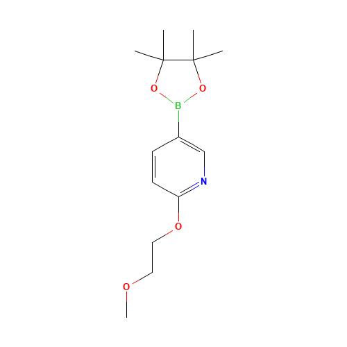 2-(2-methoxyethoxy)-5-(4,4,5,5-tetramethyl-1,3,2-dioxaborolan-2-yl)pyridine (CAS: 1257553-79-9) - Related Chemical Product