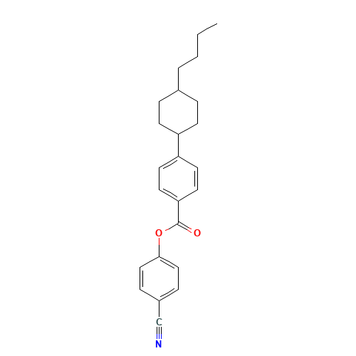 (4-cyanophenyl) 4-(4-butylcyclohexyl)benzoate (CAS: 91225-21-7) - Related Chemical Product