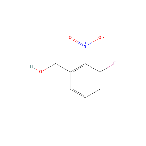 (3-fluoro-2-nitrophenyl)methanol (CAS: 1214323-11-1) - Chemical Structure and Molecular Formula 