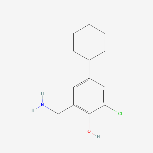 2-(aminomethyl)-6-chloro-4-cyclohexylphenol (CAS: 150936-98-4) - Related Chemical Product