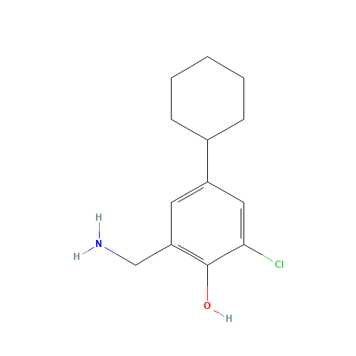 2-(aminomethyl)-6-chloro-4-cyclohexylphenol (CAS: 150936-98-4) - Related Chemical Product